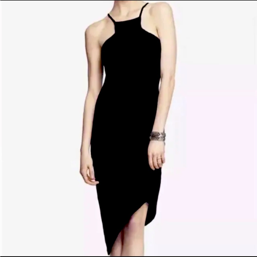 Express Asymmetrical Black Dress Size XS
